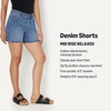 image:imageAmazon Essentials Womens Low Stretch MidRise RegularFit Jean ShortMedium Blue Vintage