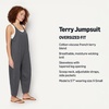 image:imageAmazon Essentials Womens OversizedFit Sleeveless JumpsuitCharcoal Heather