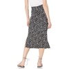 image:imageAmazon Essentials Womens PullOn Knit Midi Skirt with Elastic Waist Stretchy Available in Plus SizeBlack White Abstract Animal