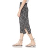 image:imageAmazon Essentials Womens PullOn Knit Midi Skirt with Elastic Waist Stretchy Available in Plus SizeBlack White Abstract Animal