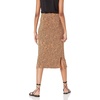 image:imageAmazon Essentials Womens PullOn Knit Midi Skirt with Elastic Waist Stretchy Available in Plus SizeBlack brown