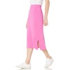 image:imageAmazon Essentials Womens PullOn Knit Midi Skirt with Elastic Waist Stretchy Available in Plus SizeBright Pink