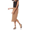 image:imageAmazon Essentials Womens PullOn Knit Midi Skirt with Elastic Waist Stretchy Available in Plus SizeBrown black