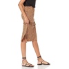 image:imageAmazon Essentials Womens PullOn Knit Midi Skirt with Elastic Waist Stretchy Available in Plus SizeDark Camel Leopard