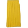 image:imageAmazon Essentials Womens PullOn Knit Midi Skirt with Elastic Waist Stretchy Available in Plus SizeDark Yellow