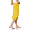 image:imageAmazon Essentials Womens PullOn Knit Midi Skirt with Elastic Waist Stretchy Available in Plus SizeDark Yellow
