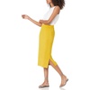 image:imageAmazon Essentials Womens PullOn Knit Midi Skirt with Elastic Waist Stretchy Available in Plus SizeDark Yellow
