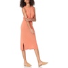image:imageAmazon Essentials Womens PullOn Knit Midi Skirt with Elastic Waist Stretchy Available in Plus SizeRust Orange