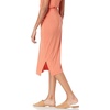 image:imageAmazon Essentials Womens PullOn Knit Midi Skirt with Elastic Waist Stretchy Available in Plus SizeRust Orange