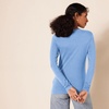 image:imageAmazon Essentials Womens RegularFit LongSleeve Crewneck TShirt Available in Plus SizeBlue