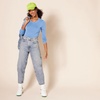 image:imageAmazon Essentials Womens RegularFit LongSleeve Crewneck TShirt Available in Plus SizeBlue