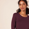 image:imageAmazon Essentials Womens RegularFit LongSleeve Crewneck TShirt Available in Plus SizeBurgundy