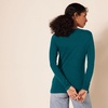 image:imageAmazon Essentials Womens RegularFit LongSleeve Crewneck TShirt Available in Plus SizeDark Green