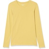 image:imageAmazon Essentials Womens RegularFit LongSleeve Crewneck TShirt Available in Plus SizeDark Yellow
