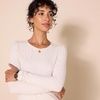 image:imageAmazon Essentials Womens RegularFit LongSleeve Crewneck TShirt Available in Plus SizeOatmeal Heather