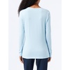 image:imageAmazon Essentials Womens RegularFit LongSleeve Crewneck TShirt Available in Plus SizeSky Blue