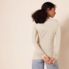 image:imageAmazon Essentials Womens RegularFit LongSleeve Crewneck TShirt Available in Plus SizeTan Heather