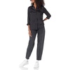image:imageAmazon Essentials Womens RegularFit Satin Button Down Shirt Available in Plus SizeBlack