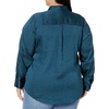 image:imageAmazon Essentials Womens RegularFit Satin Button Down Shirt Available in Plus SizeDark Navy Diamond