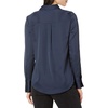image:imageAmazon Essentials Womens RegularFit Satin Button Down Shirt Available in Plus SizeNavy