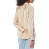 image:imageAmazon Essentials Womens RegularFit Satin Button Down Shirt Available in Plus SizeTan