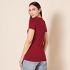 image:imageAmazon Essentials Womens RegularFit ShortSleeve Crewneck TShirt Multipacks2pack BurgundyPink