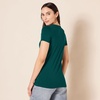 image:imageAmazon Essentials Womens RegularFit ShortSleeve Crewneck TShirt Multipacks2pack Dark GreenPowder Blue