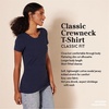 image:imageAmazon Essentials Womens RegularFit ShortSleeve Crewneck TShirt Multipacks2pack Dark GreenPowder Blue