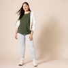 image:imageAmazon Essentials Womens RegularFit ShortSleeve Crewneck TShirt MultipacksBlackOlive