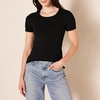image:imageAmazon Essentials Womens RegularFit ShortSleeve Crewneck TShirt MultipacksBlackWhite