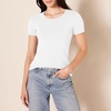 image:imageAmazon Essentials Womens RegularFit ShortSleeve Crewneck TShirt MultipacksBlue Tie DyeWhite