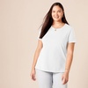 image:imageAmazon Essentials Womens RegularFit ShortSleeve Crewneck TShirt MultipacksBlue Tie DyeWhite