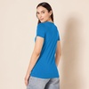 image:imageAmazon Essentials Womens RegularFit ShortSleeve Crewneck TShirt MultipacksBlueCoral Orange
