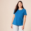 image:imageAmazon Essentials Womens RegularFit ShortSleeve Crewneck TShirt MultipacksBlueCoral Orange