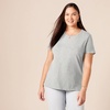 image:imageAmazon Essentials Womens RegularFit ShortSleeve Crewneck TShirt MultipacksCharcoal HeatherLight Grey Heather