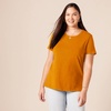 image:imageAmazon Essentials Womens RegularFit ShortSleeve Crewneck TShirt MultipacksCoral OrangeGolden Yellow