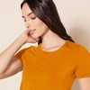 image:imageAmazon Essentials Womens RegularFit ShortSleeve Crewneck TShirt MultipacksCoral OrangeGolden Yellow