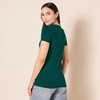 image:imageAmazon Essentials Womens RegularFit ShortSleeve Crewneck TShirt MultipacksDark GreenLilac Animal Print