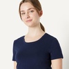 image:imageAmazon Essentials Womens RegularFit ShortSleeve Crewneck TShirt MultipacksDark GreenNavy