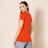 image:imageAmazon Essentials Womens RegularFit ShortSleeve Crewneck TShirt MultipacksLavenderTomato Red