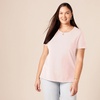 image:imageAmazon Essentials Womens RegularFit ShortSleeve Crewneck TShirt MultipacksLight Grey HeatherLight Pink