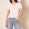 image:imageAmazon Essentials Womens RegularFit ShortSleeve Crewneck TShirt MultipacksLight PinkLight Grey Heather