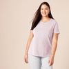 image:imageAmazon Essentials Womens RegularFit ShortSleeve Crewneck TShirt MultipacksLight PurpleCharcoal Heather