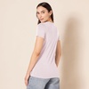 image:imageAmazon Essentials Womens RegularFit ShortSleeve Crewneck TShirt MultipacksLight PurpleCharcoal Heather