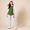 image:imageAmazon Essentials Womens RegularFit ShortSleeve Crewneck TShirt MultipacksMilitary GreenMint Green
