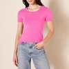 image:imageAmazon Essentials Womens RegularFit ShortSleeve Crewneck TShirt MultipacksPinkWhite Hearts