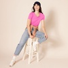 image:imageAmazon Essentials Womens RegularFit ShortSleeve Crewneck TShirt MultipacksPinkWhite Hearts