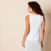 image:imageAmazon Essentials Womens RelaxedFit Sleeveless Muscle Tank TopBright White