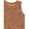 image:imageAmazon Essentials Womens RelaxedFit Sleeveless Muscle Tank TopDark Camel Leopard