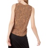 image:imageAmazon Essentials Womens RelaxedFit Sleeveless Muscle Tank TopDark Camel Leopard